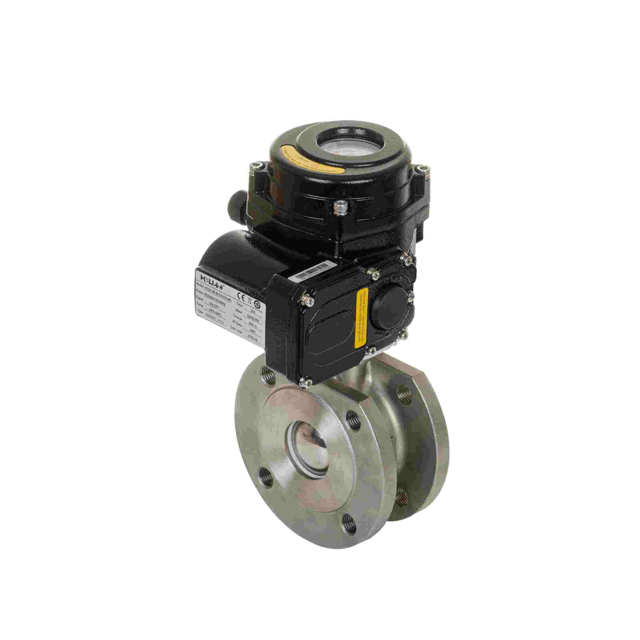 Lithium battery Electric flanged hard seal butterfly valve-3.jpg