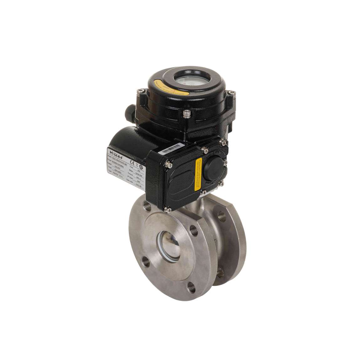 صمام فراشة كهربائي مثبّتflanged مع ختم صلب WCB-3.jpg